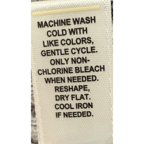 Cato Plus 22/24W Gray White Fuzzy Knit Cardigan Striped Open Front Cozycore Boho - Picture 8 of 10